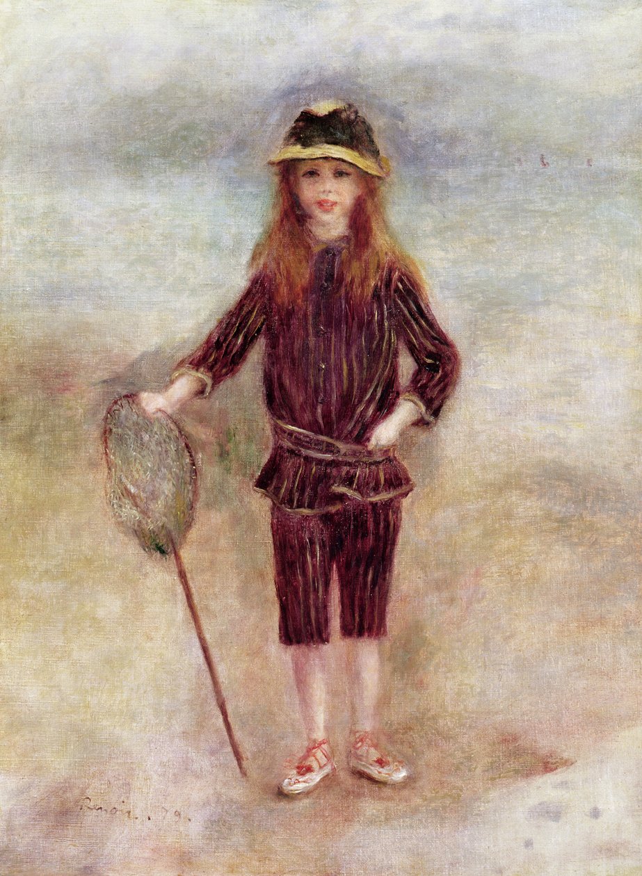 La piccola pescatrice (Marthe Berard) 1879 da Pierre Auguste Renoir