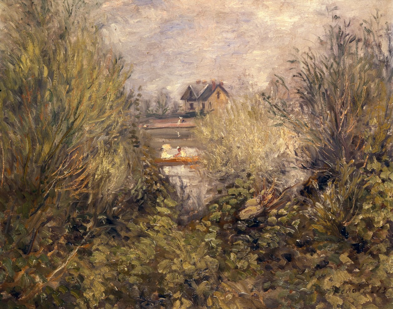 La Senna ad Argenteuil, 1873 da Pierre Auguste Renoir