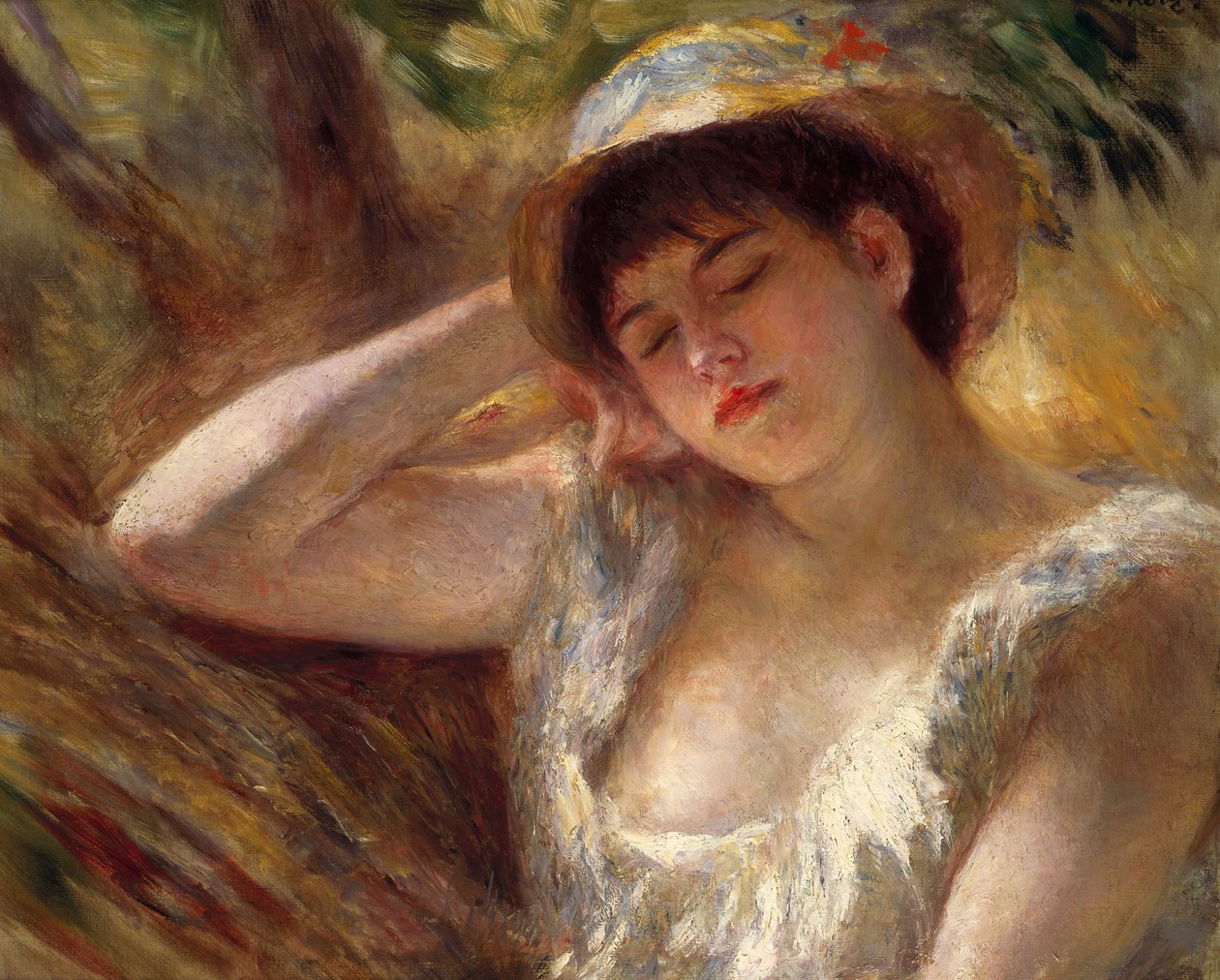 Il dormiente, 1880 da Pierre Auguste Renoir