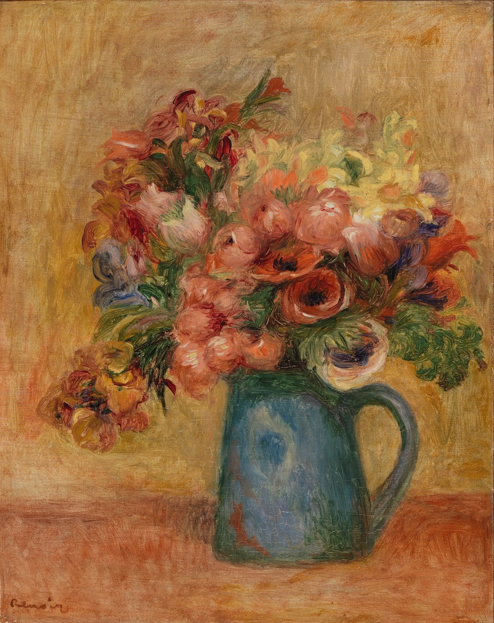 Vaso di fiori da Pierre Auguste Renoir