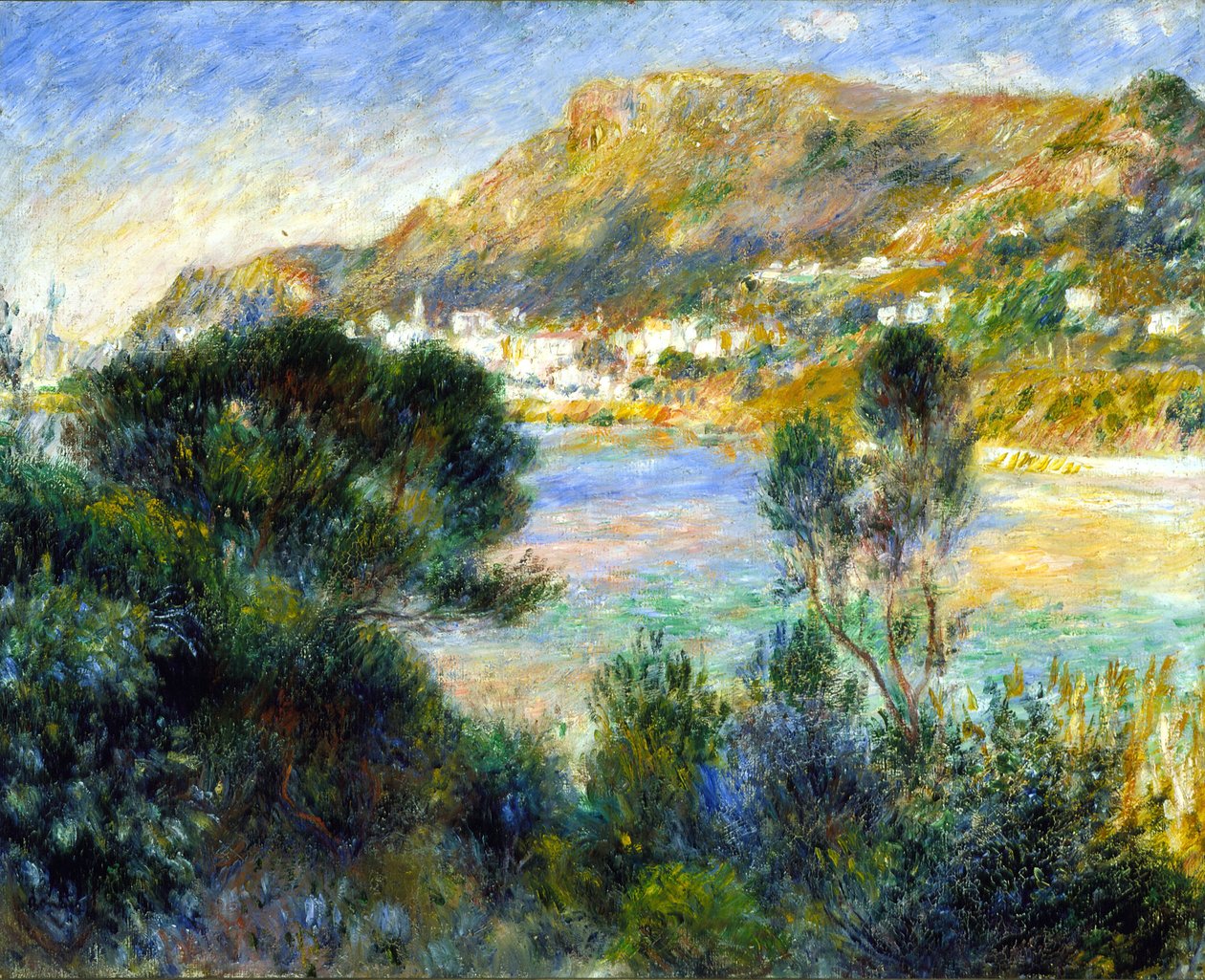 Vista da Cap Martin di Monte Carlo, c.1884 da Pierre Auguste Renoir
