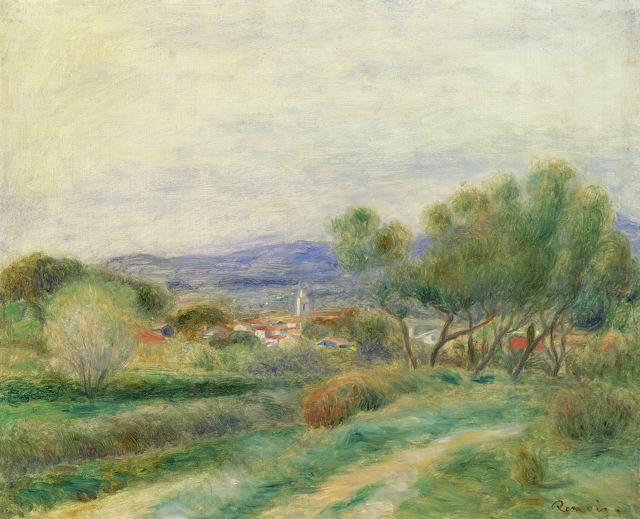 Vista di La Seyne, Provenza, c.1890 da Pierre Auguste Renoir