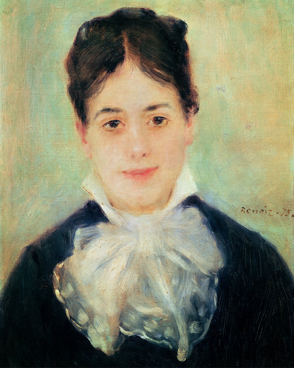 Donna sorridente, 1875 da Pierre Auguste Renoir