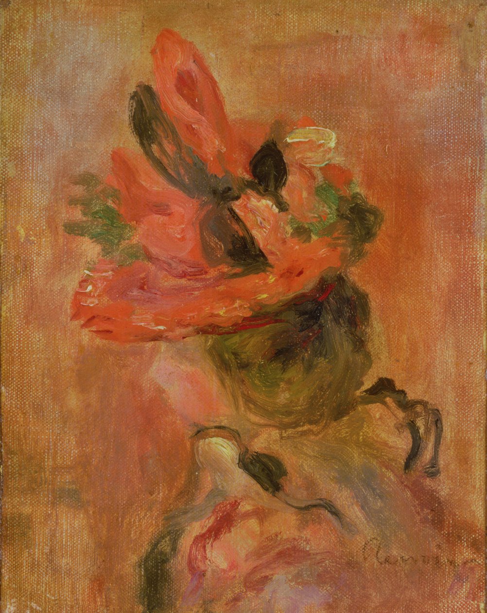Donna con cappello da Pierre Auguste Renoir