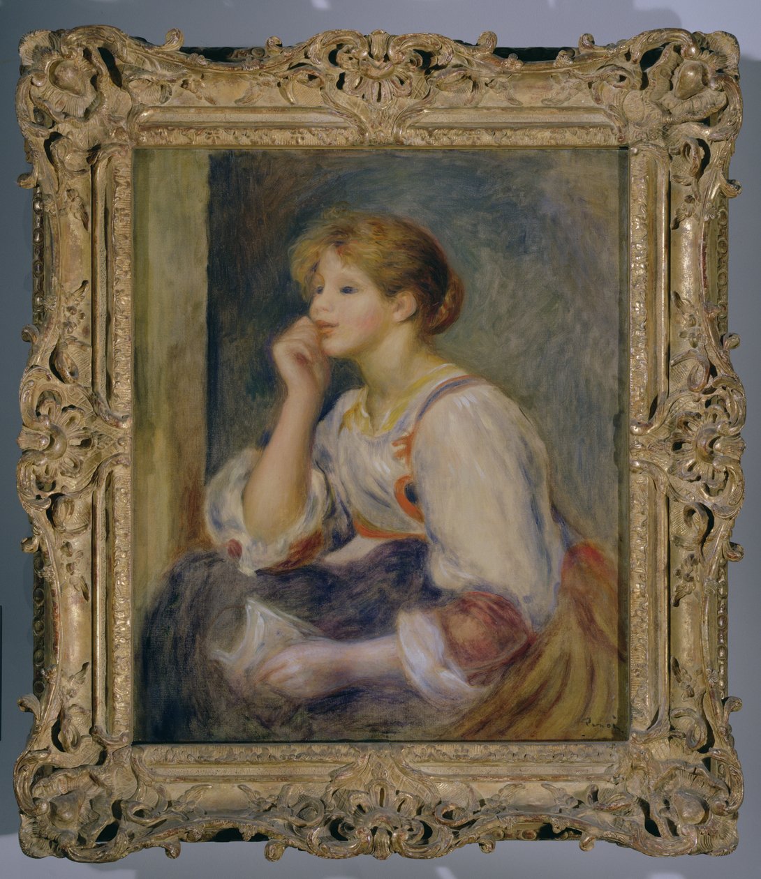 Donna con una lettera, c.1890 da Pierre Auguste Renoir