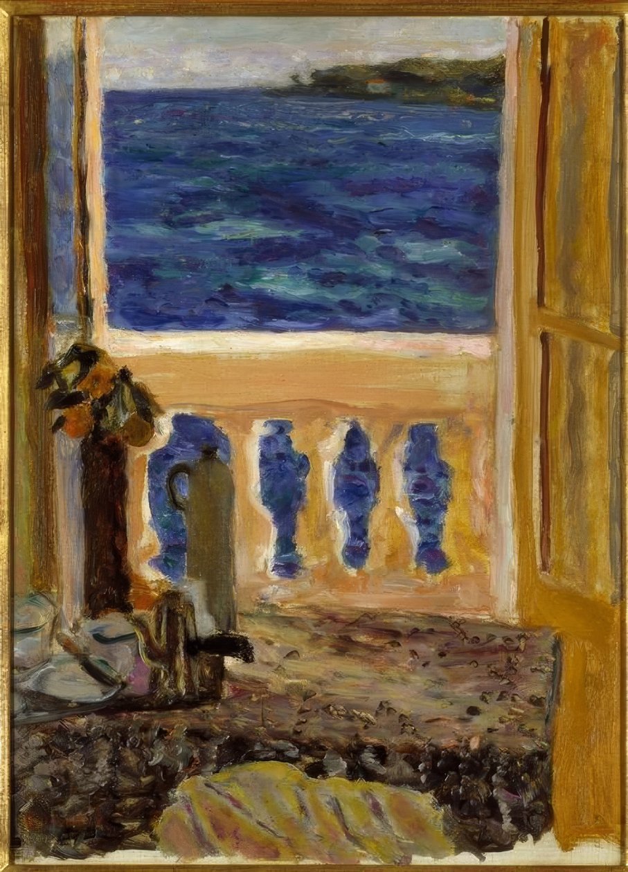 Finestra aperta sul mare da Pierre Bonnard