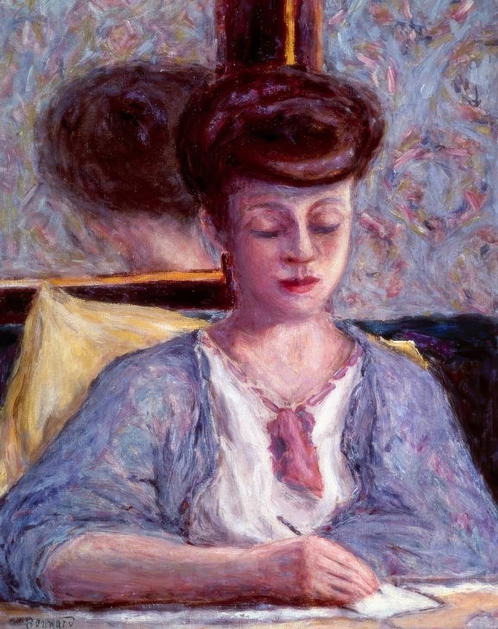 Misia Godebska scrivendo da Pierre Bonnard