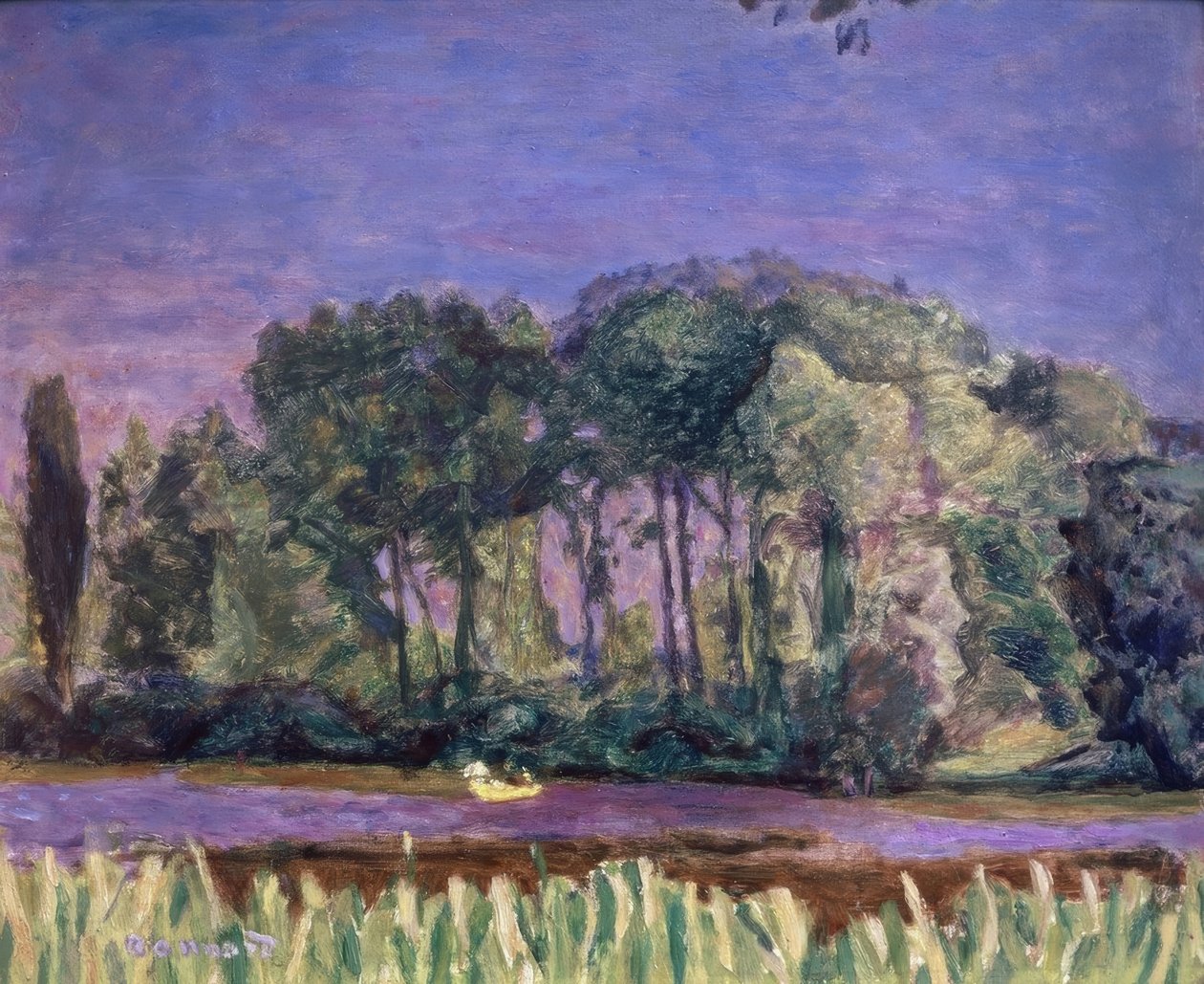 Sulle rive della Senna da Pierre Bonnard