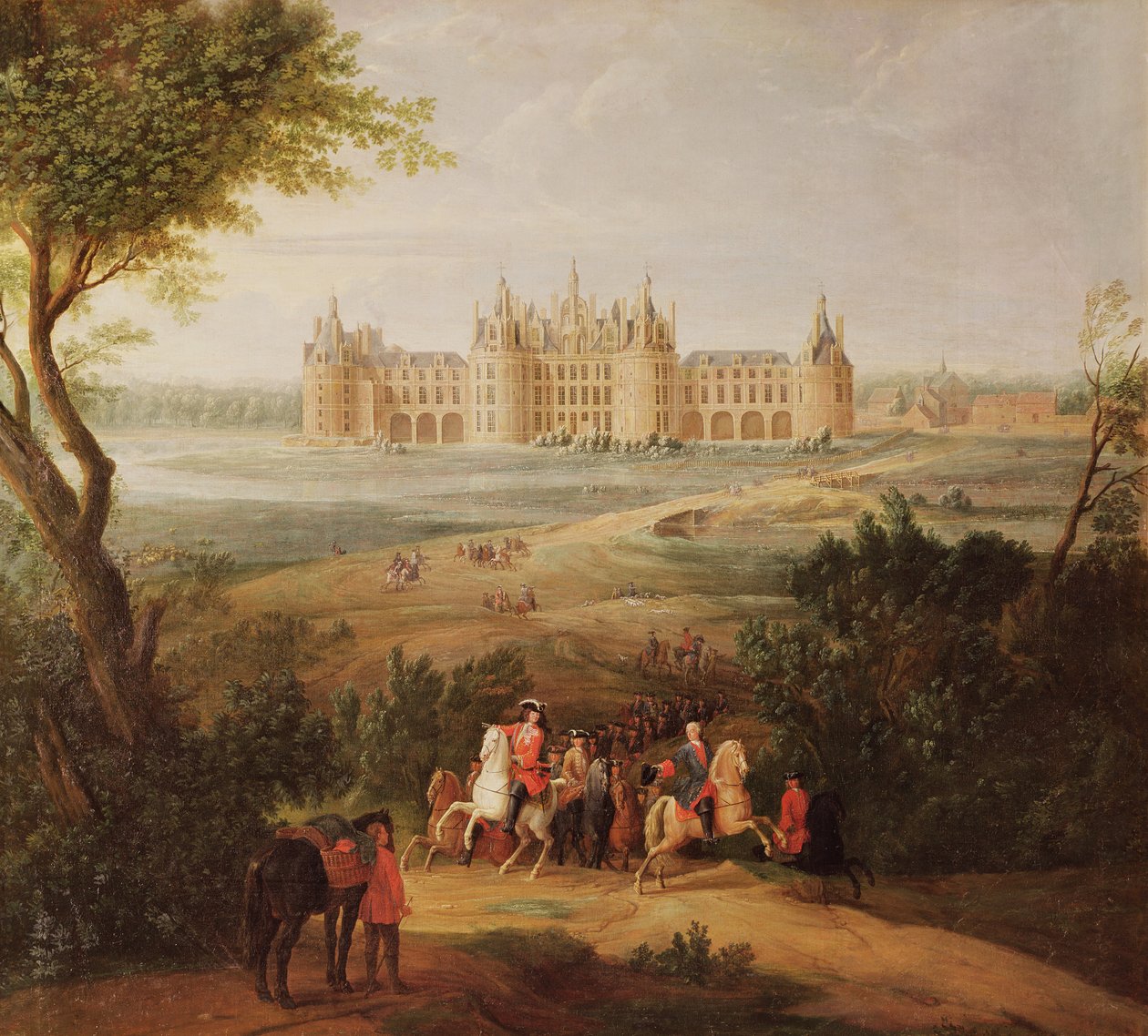 Il Castello di Chambord, 1722 da Pierre Denis Martin