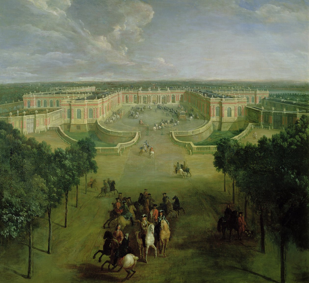 Veduta del Grand Trianon, 1722 da Pierre Denis Martin