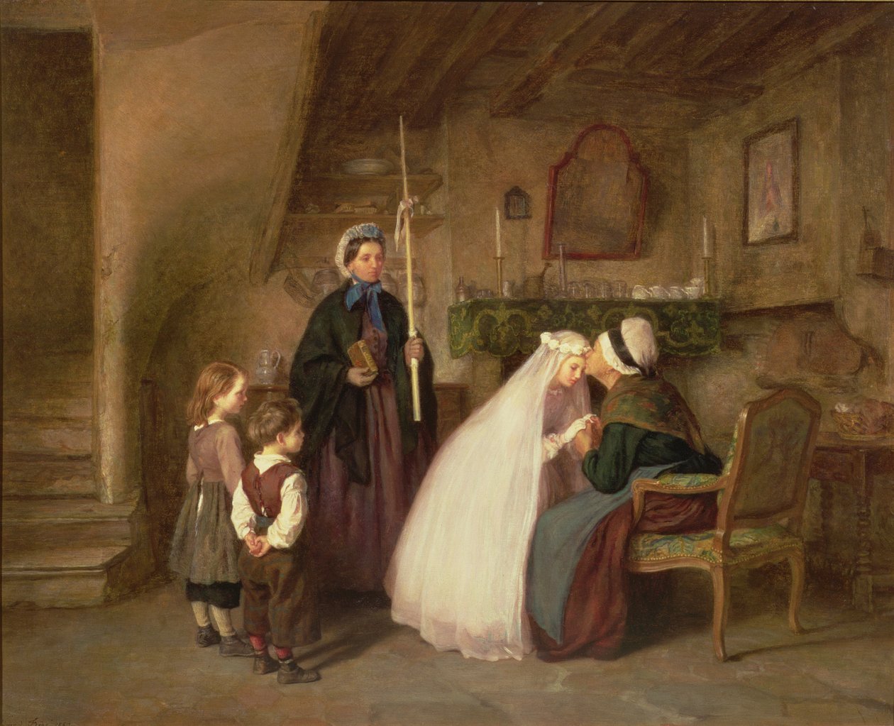La prima comunione da Pierre Edouard Frere