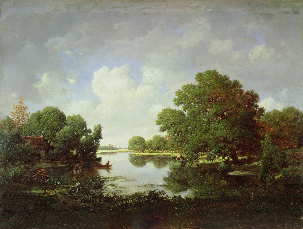 Pomeriggio di Inizio Estate da Pierre Etienne Theodore Rousseau