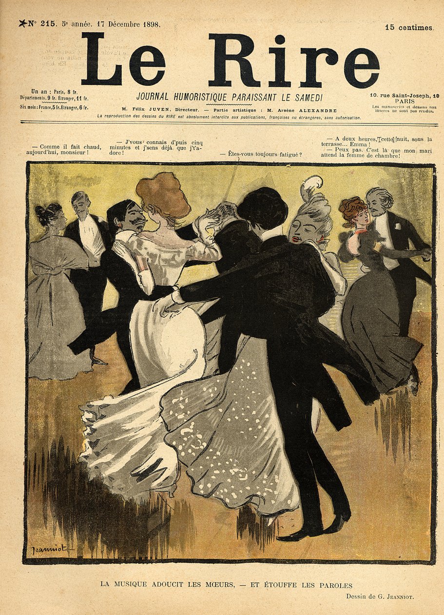 Coppie danzanti, dalla copertina di 