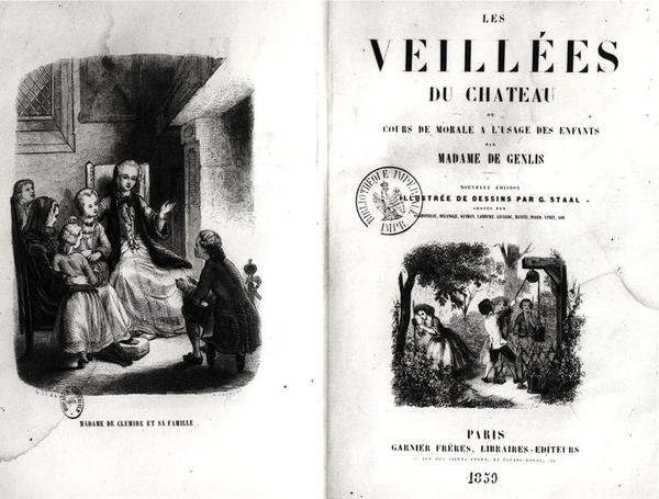 Frontespizio di Les Veilles du Chateau ou Cours de Morale a l