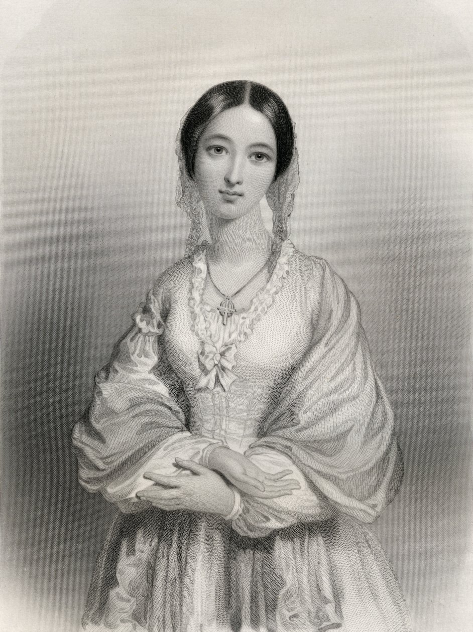 Florence Nightingale (1820-1910) illustrazione da 
