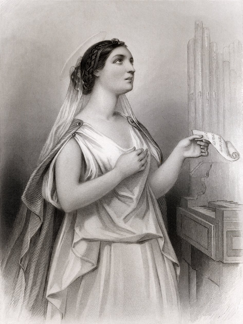 Santa Cecilia, illustrazione da 