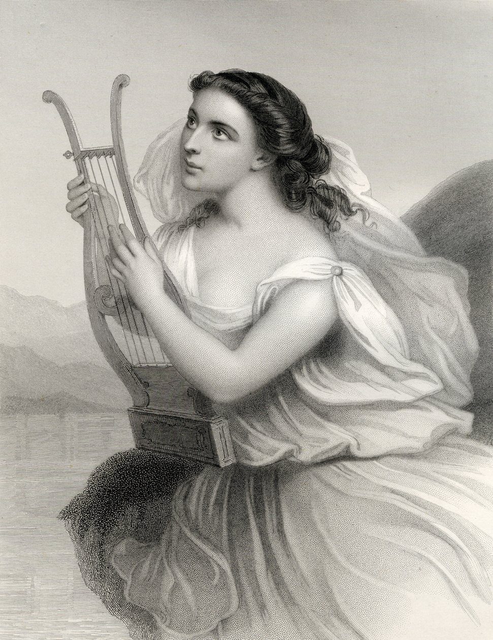 Saffo, illustrazione da 