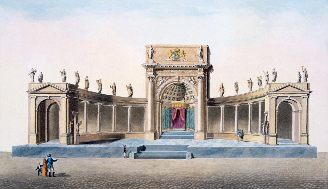 Teatro a Bruxelles eretto per l