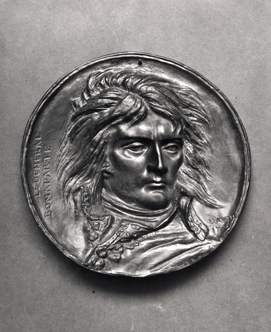 Medaglione ritratto del generale Bonaparte (1769-1821) c.1830 da Pierre Jean David d