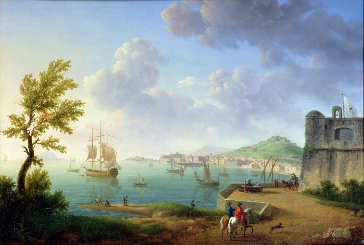Veduta di Napoli dal Castel dell