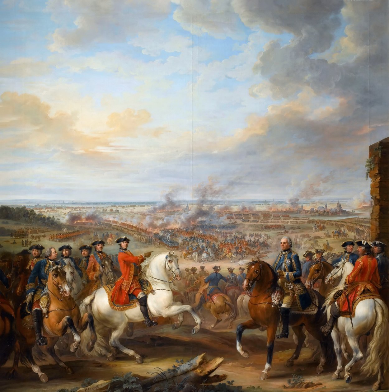 La Battaglia di Fontenoy, 11 maggio 1745 da Pierre Lenfant