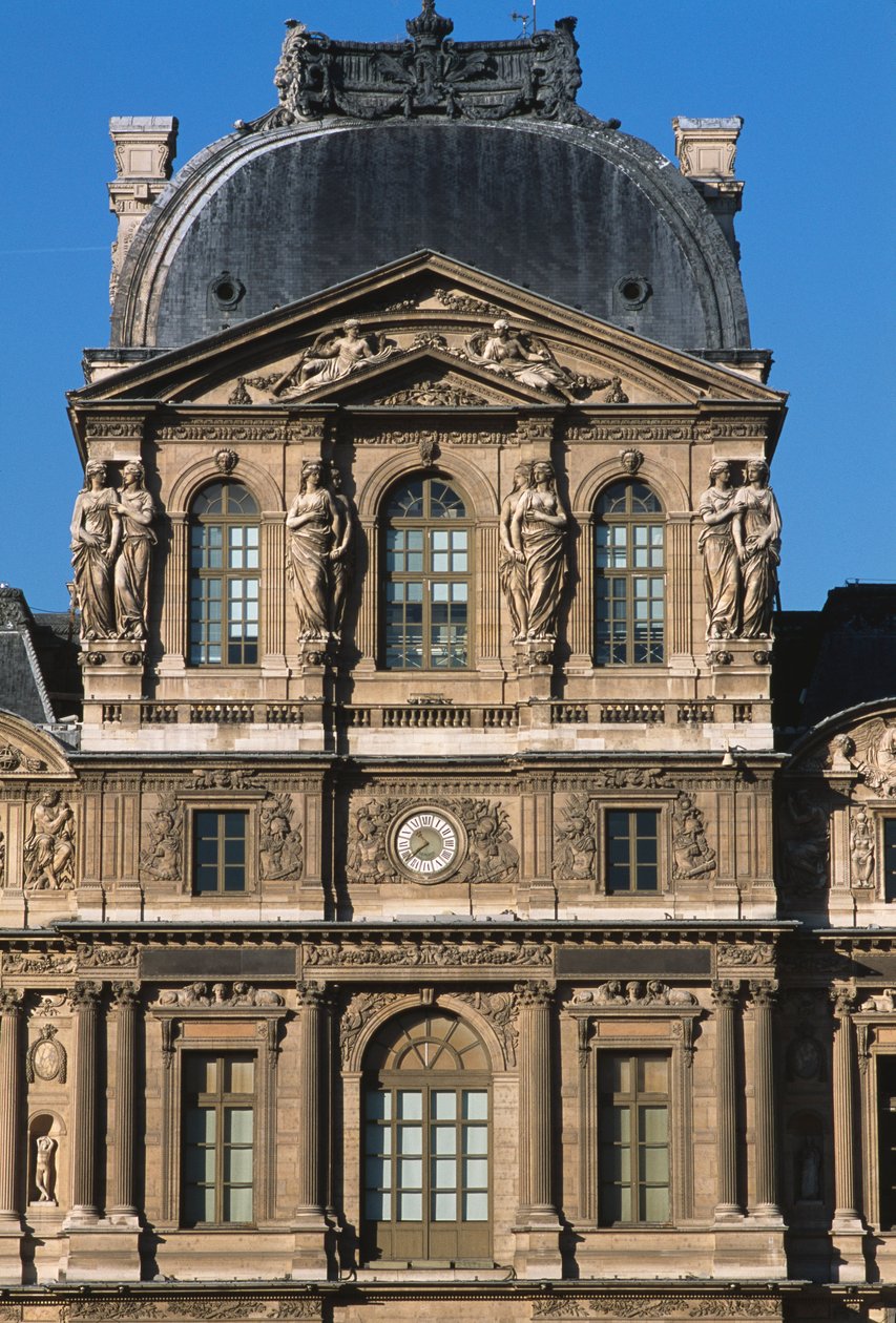 Il padiglione Sully, Cour Carrée; ala Lescot da Pierre Lescot
