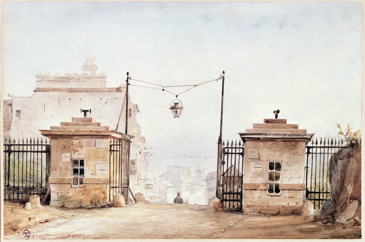 La Barriera di Menilmontant da Pierre Luc Charles Ciceri