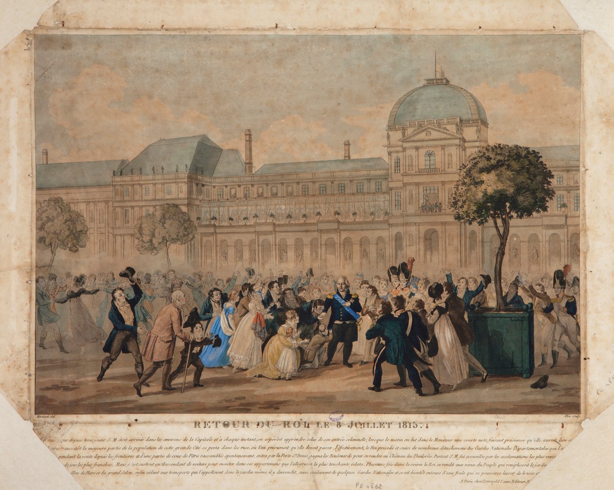 Ritorno del Re, 8 luglio 1815 da Pierre Michel Alix