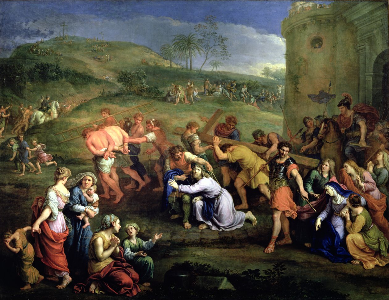 Cristo che porta la croce, 1684 da Pierre Mignard