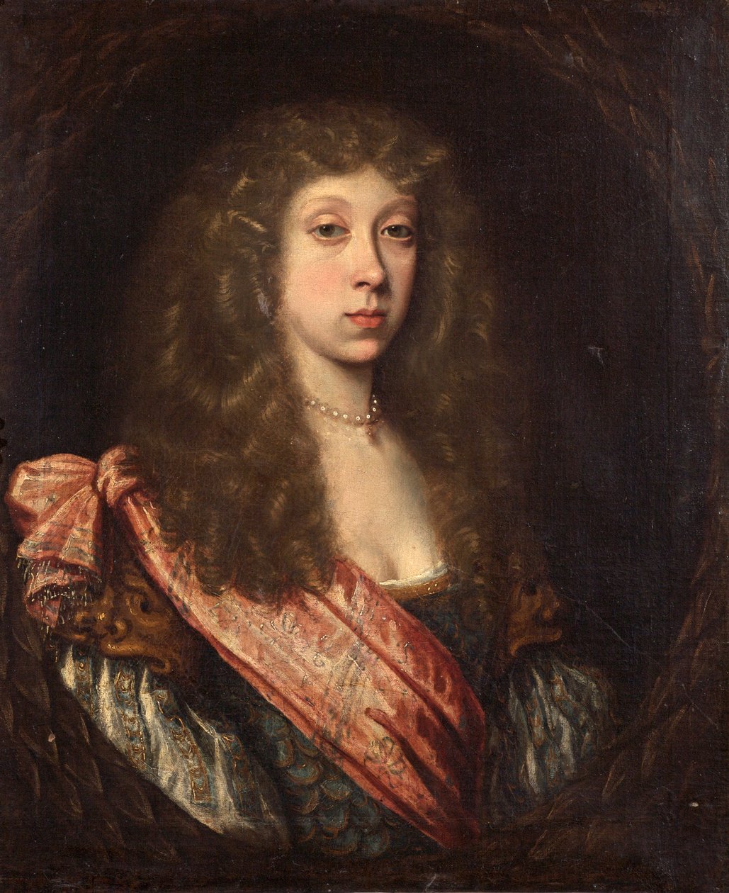 Signora sconosciuta in costume da maschera, c.1670 da Pierre Mignard