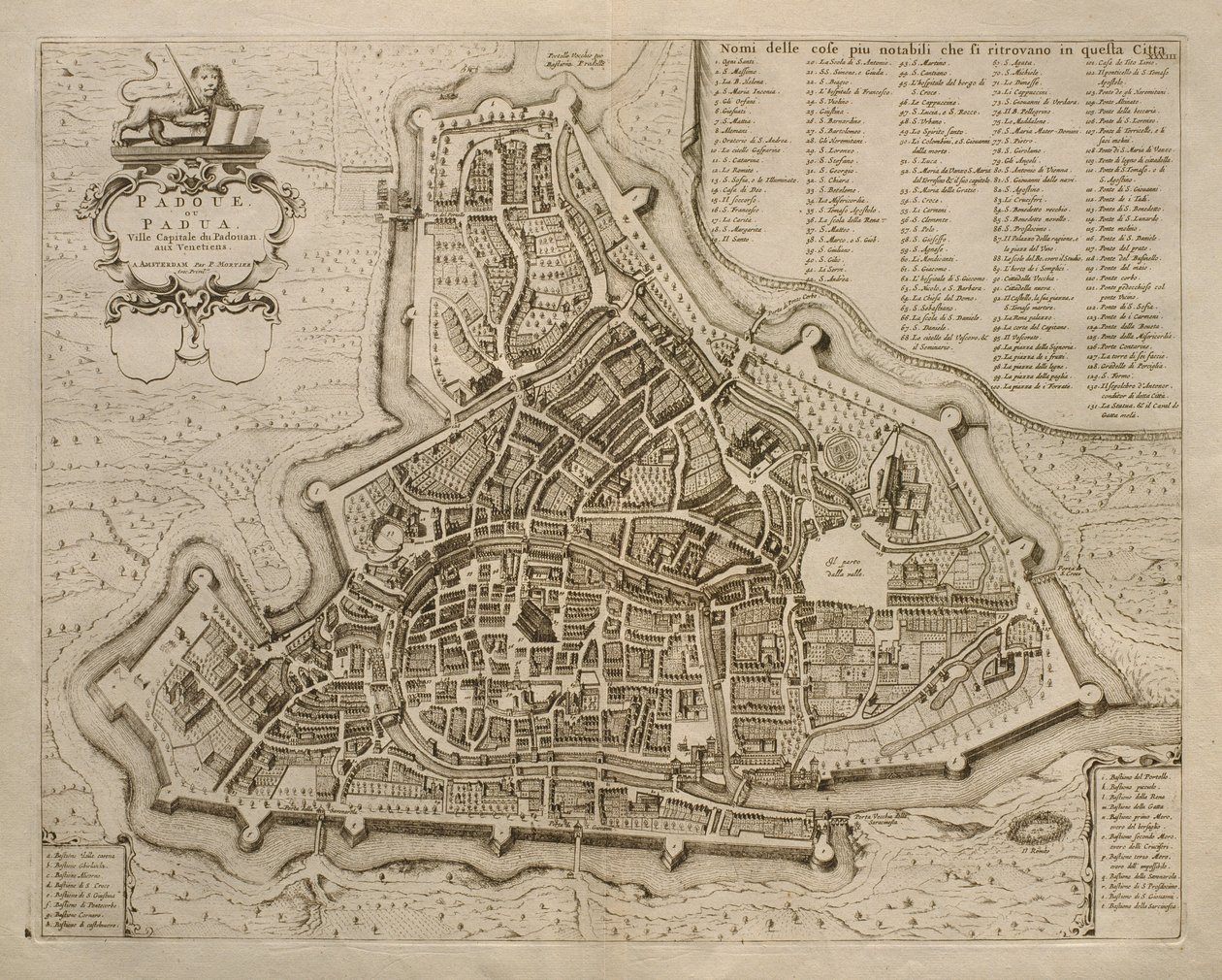 Mappa di Padova, da 
