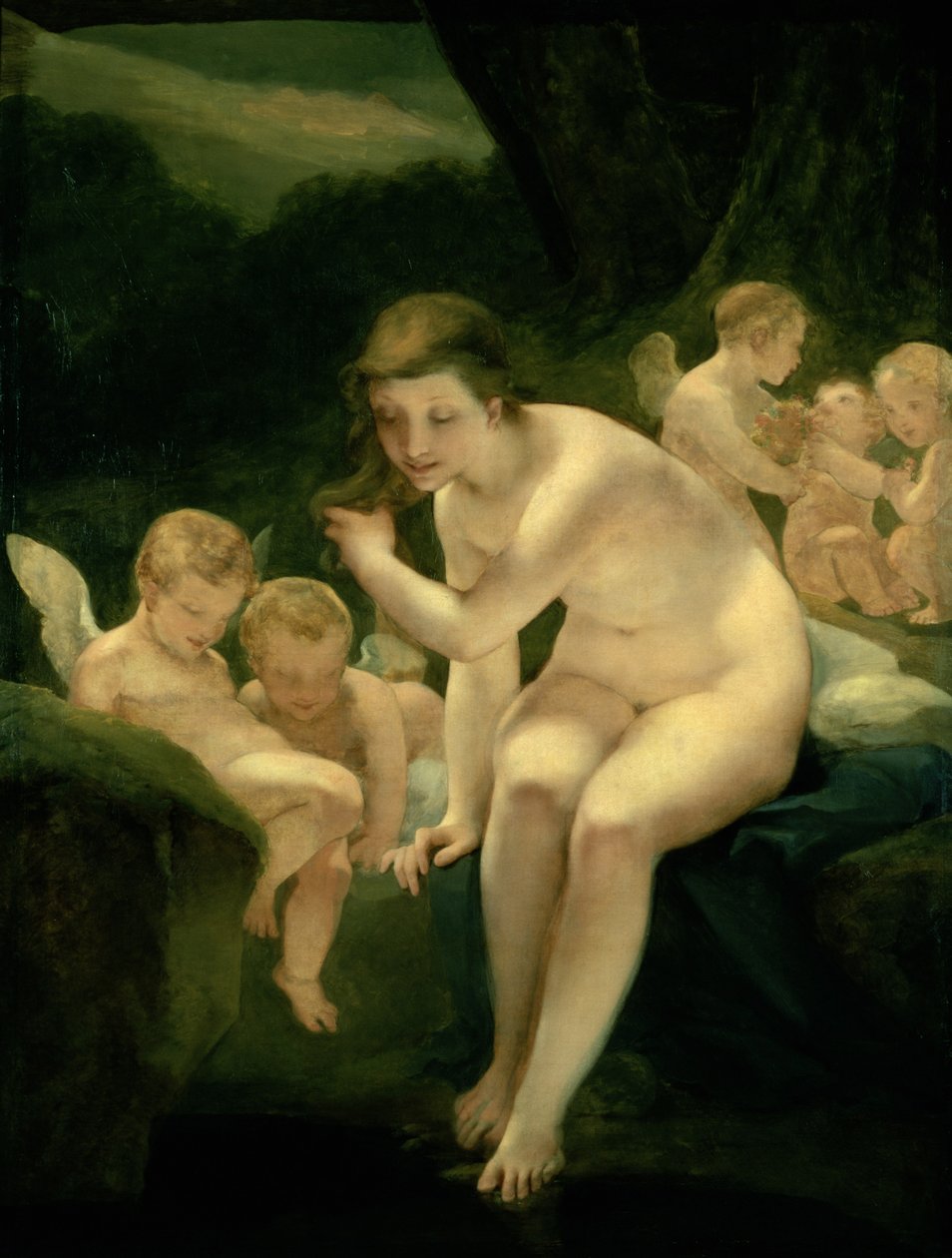Venere che fa il bagno o Innocenza da Pierre Paul Prudhon