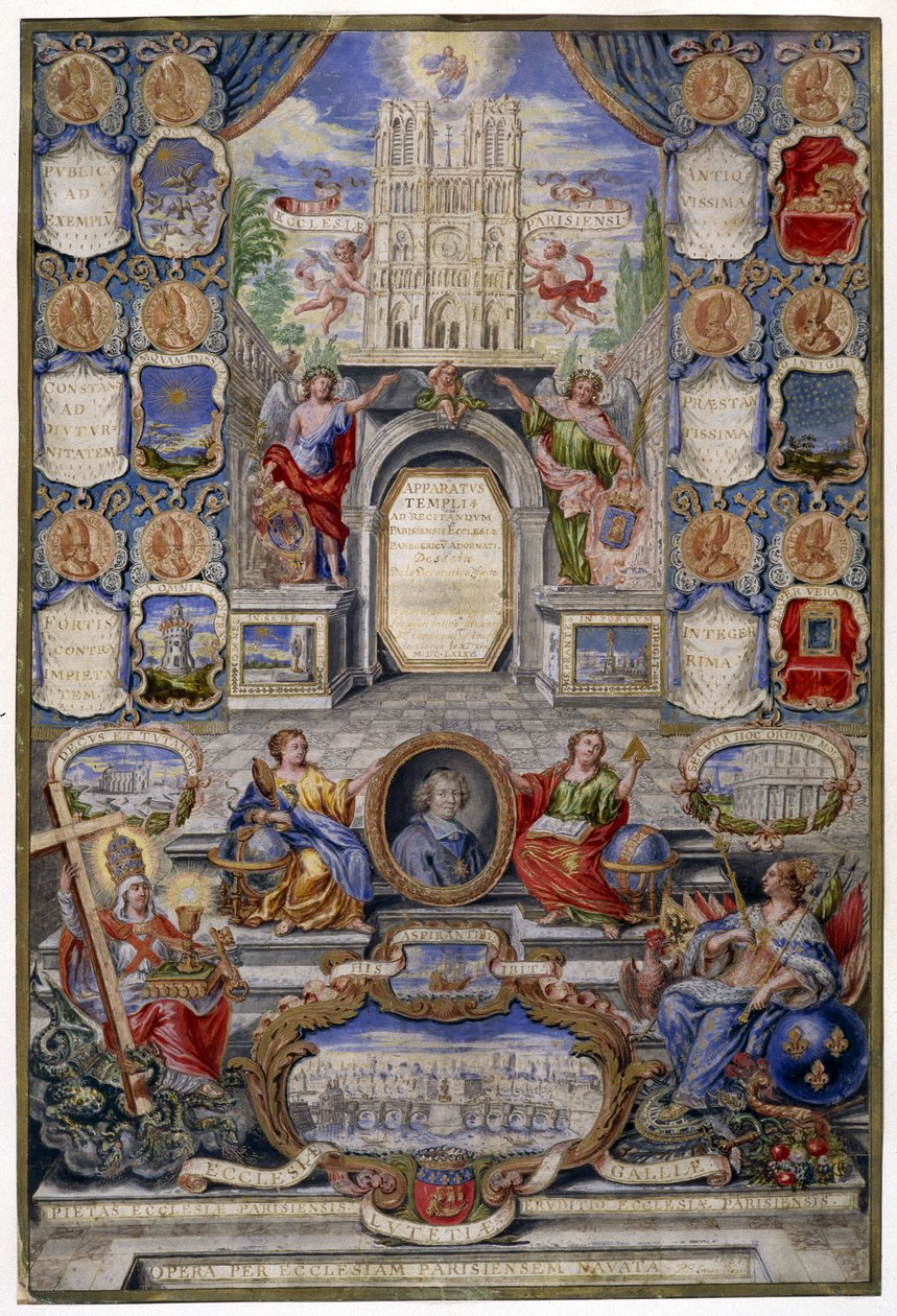 Allegoria della Chiesa di Parigi in occasione della Revoca dell