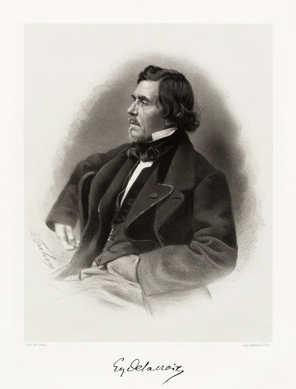 Ferdinand Victor Eugène Delacroix da Pierre Petit