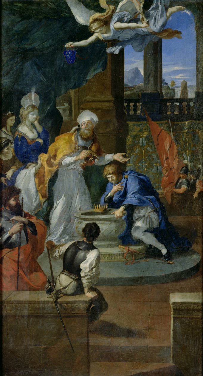 Il battesimo di Clodoveo I (465-511) Re dei Franchi da Pierre Puget
