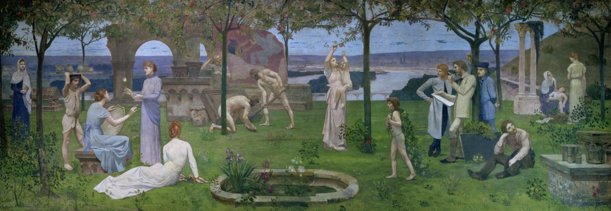 Tra arte e natura, 1890 da Pierre Puvis de Chavannes