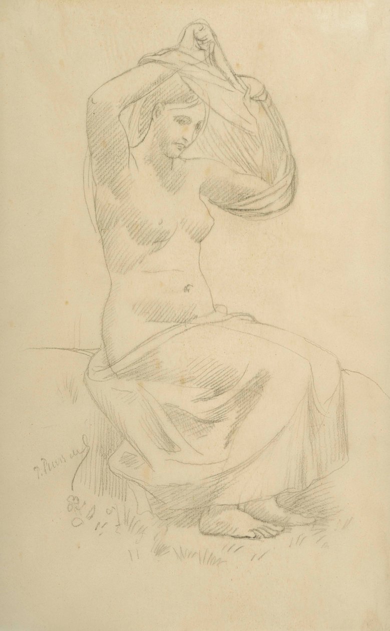 Figura seduta da Pierre Puvis de Chavannes