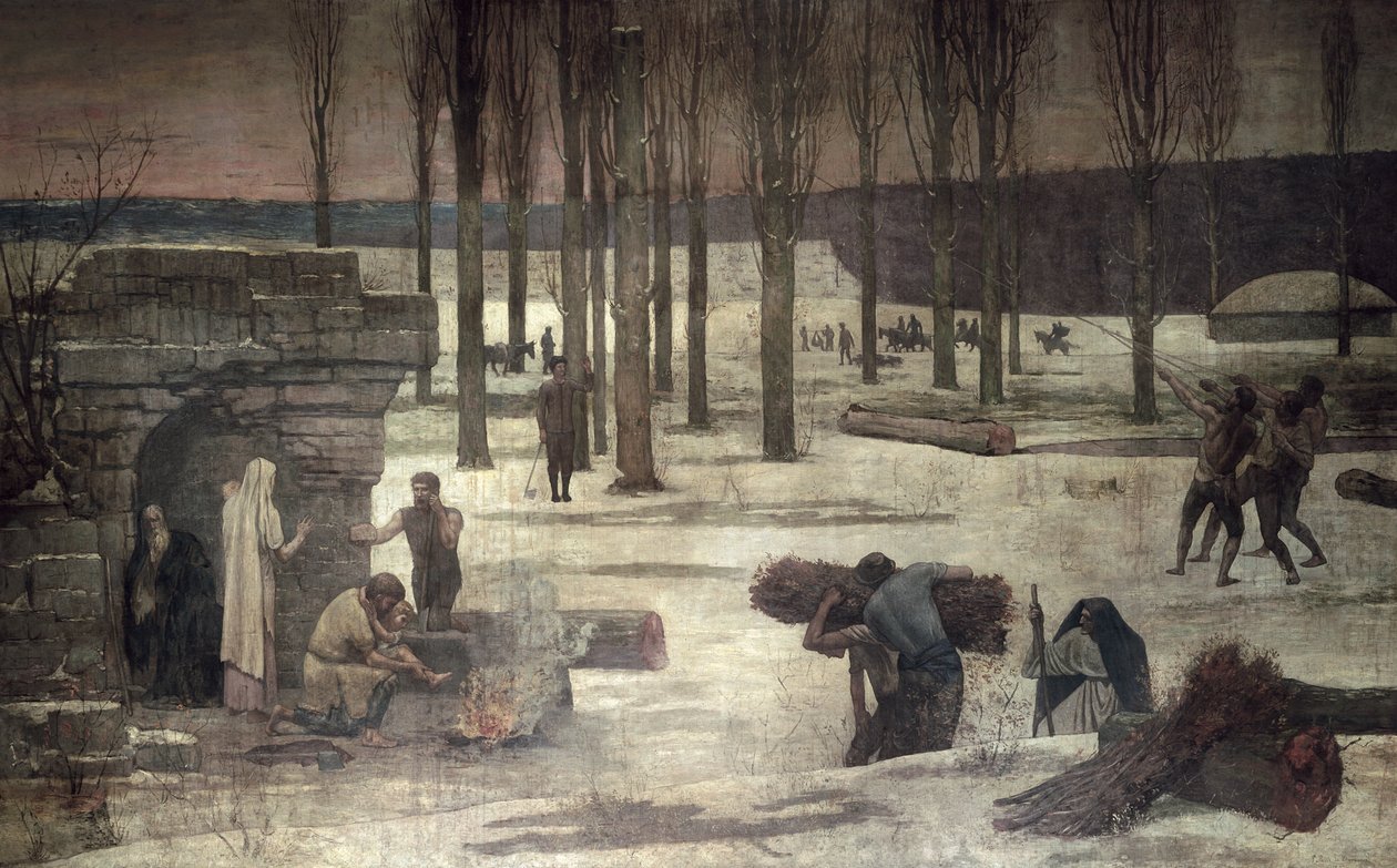 Inverno, 1889-93 da Pierre Puvis de Chavannes
