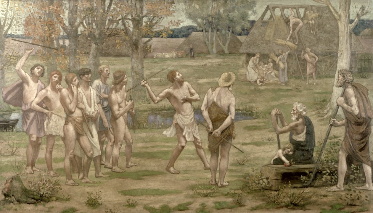Ludus Pro Patria, 1883 da Pierre Puvis de Chavannes