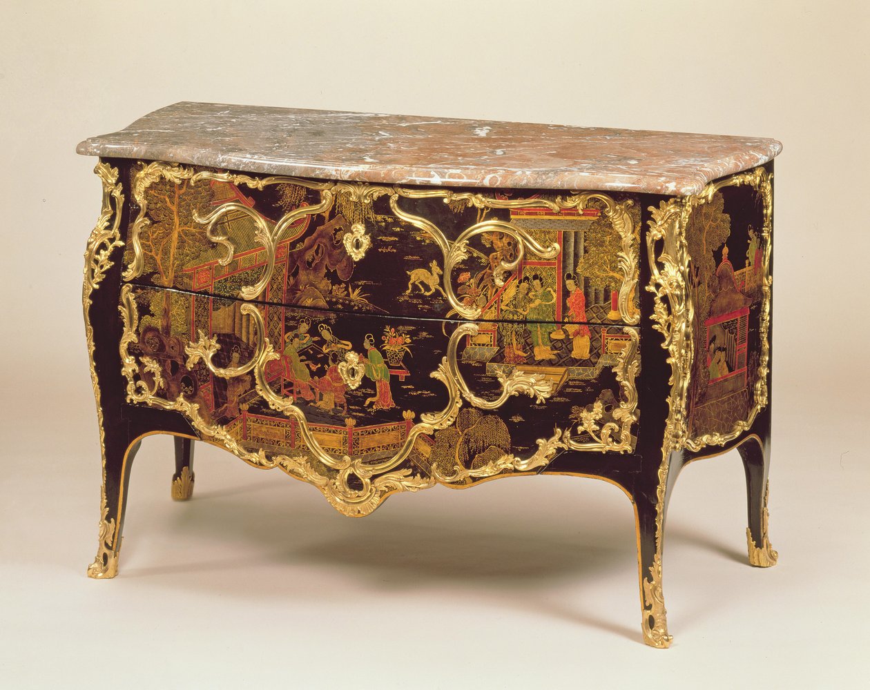 Comò Luigi XV, c.1745 da Pierre Roussel