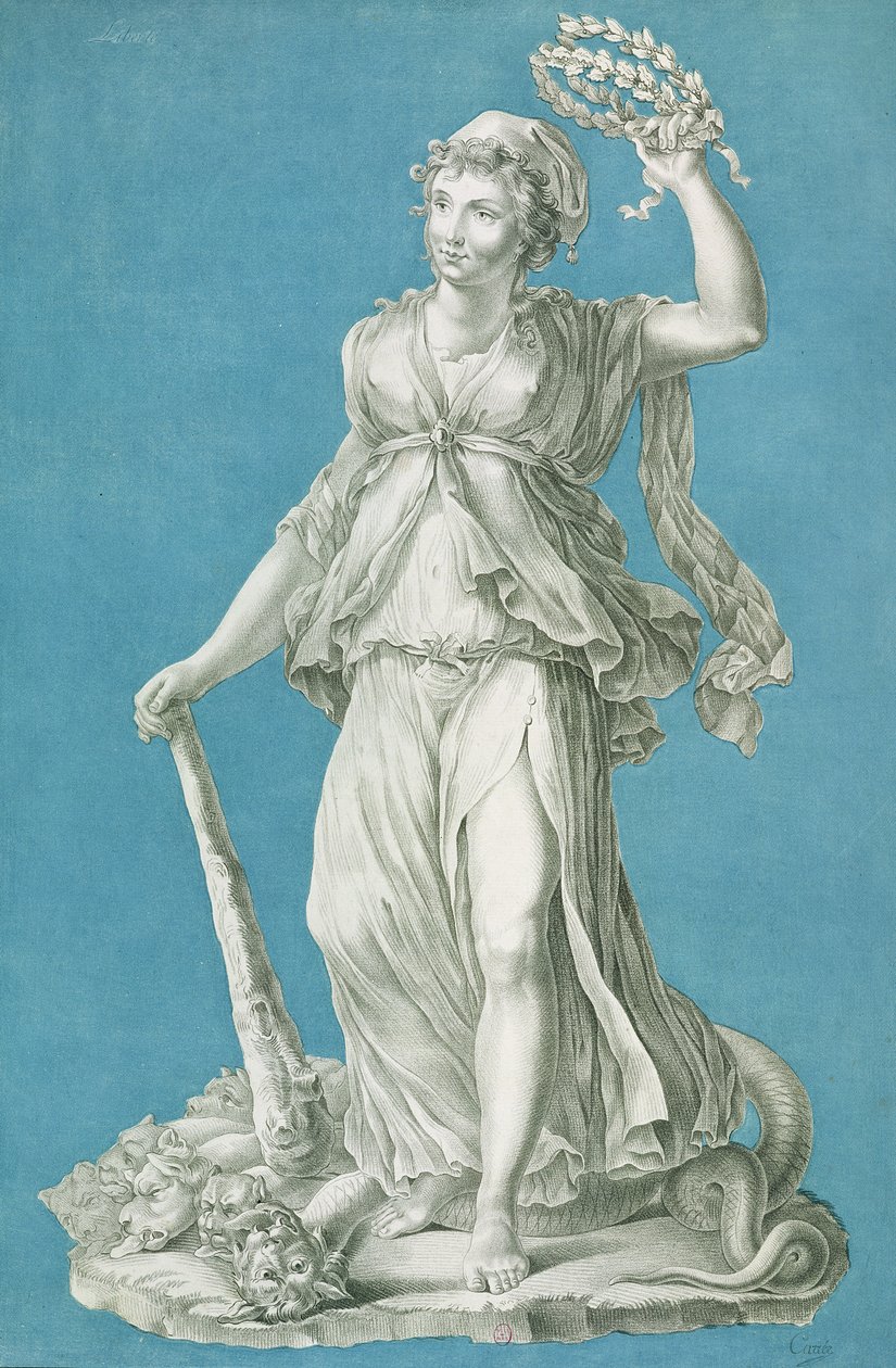 Libertà, c.1793 da Pierre Thomas Le Clerc