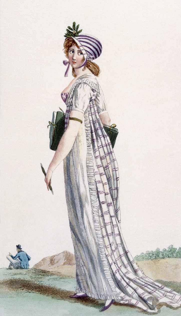Abito da passeggio per signore, illustrazione da 