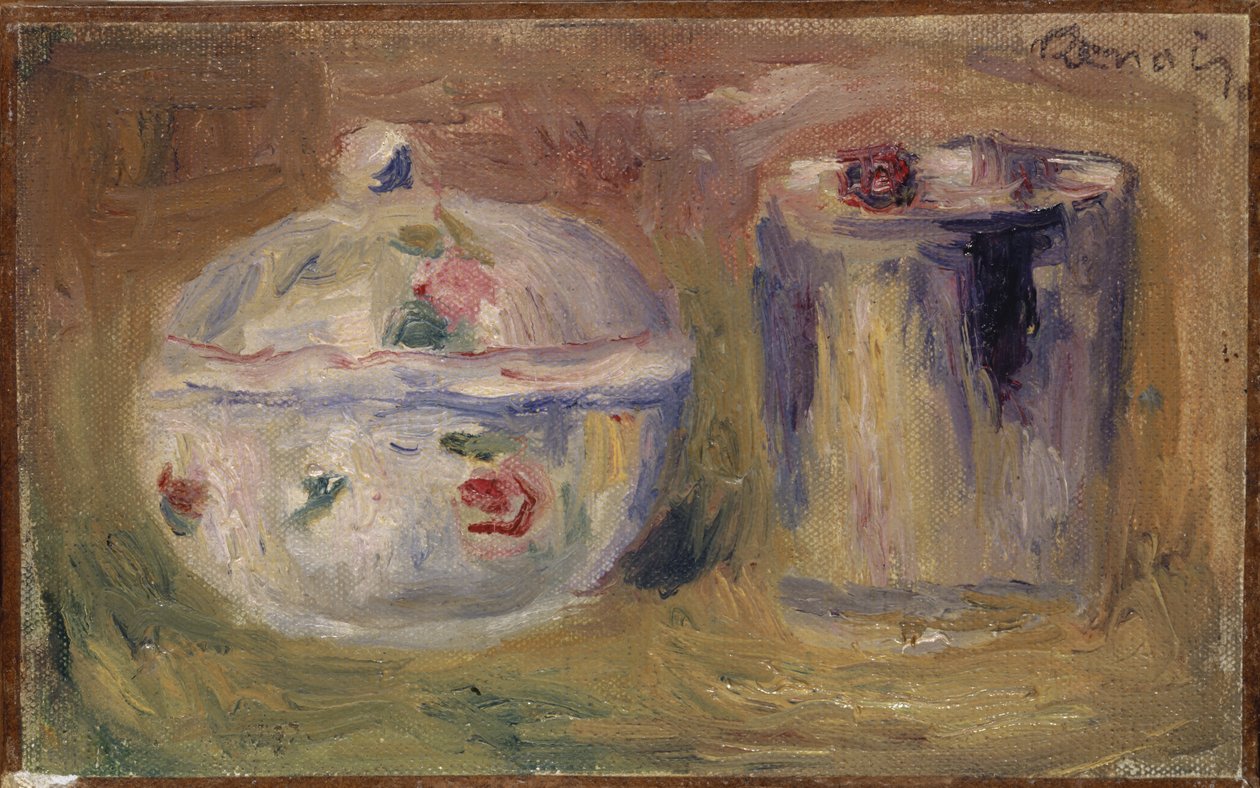 Zuccheriera e bicchiere da Pierre Auguste Renoir