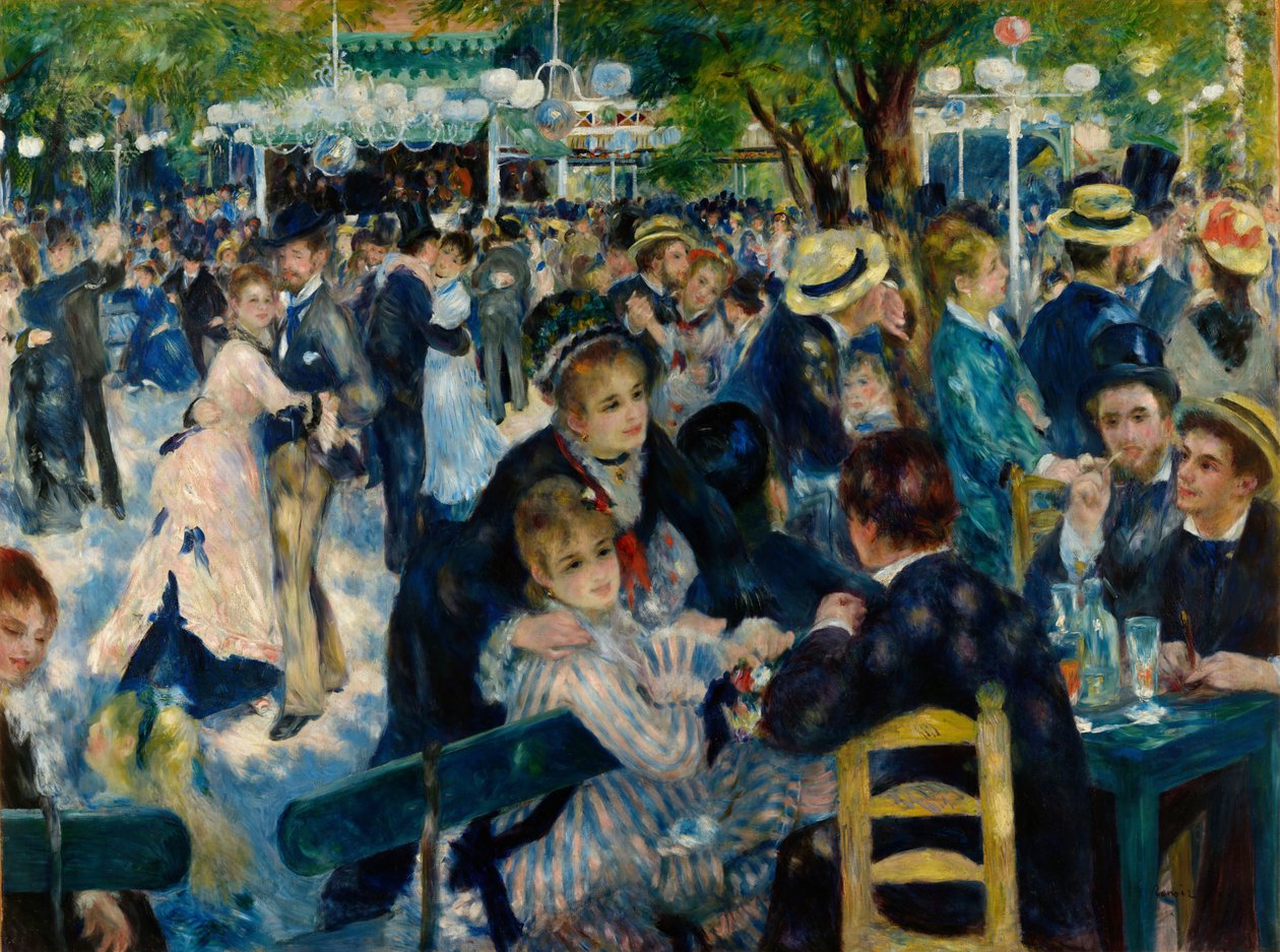Ballo al Moulin de la Galette da Pierre-Auguste Renoir