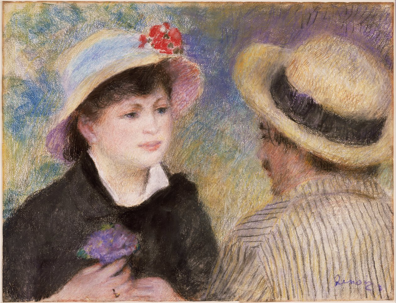 Coppia in barca (presumibilmente Aline Charigot e Renoir) da Pierre-Auguste Renoir