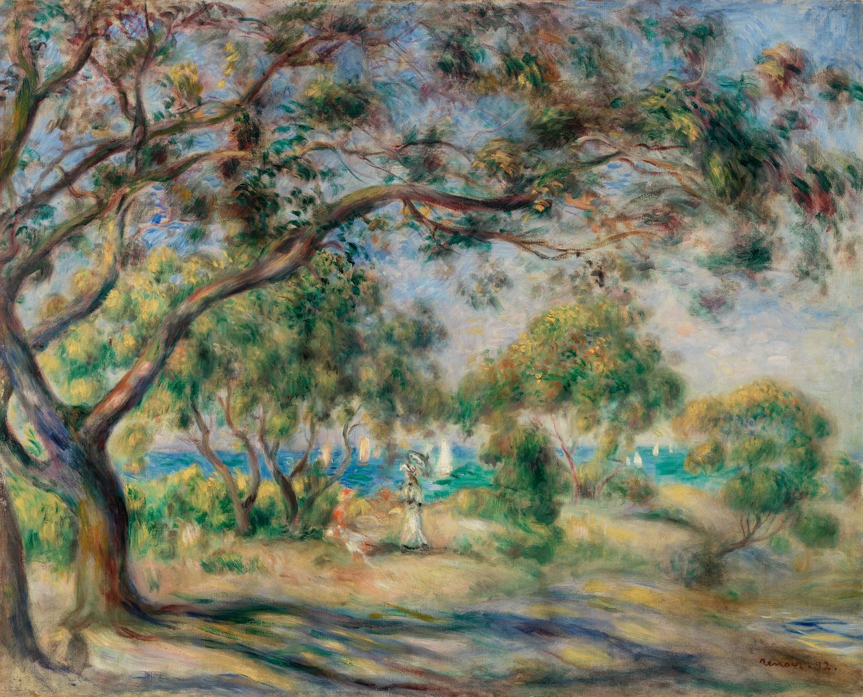 Bois de la Chaise (Noirmoutier) da Pierre-Auguste Renoir