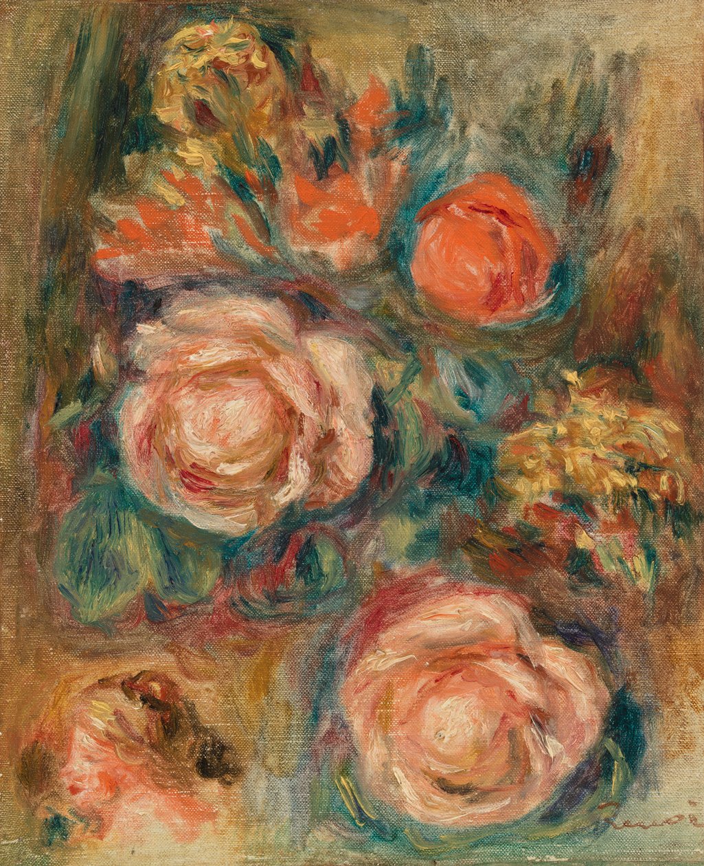 Bouquet di rose da Pierre-Auguste Renoir