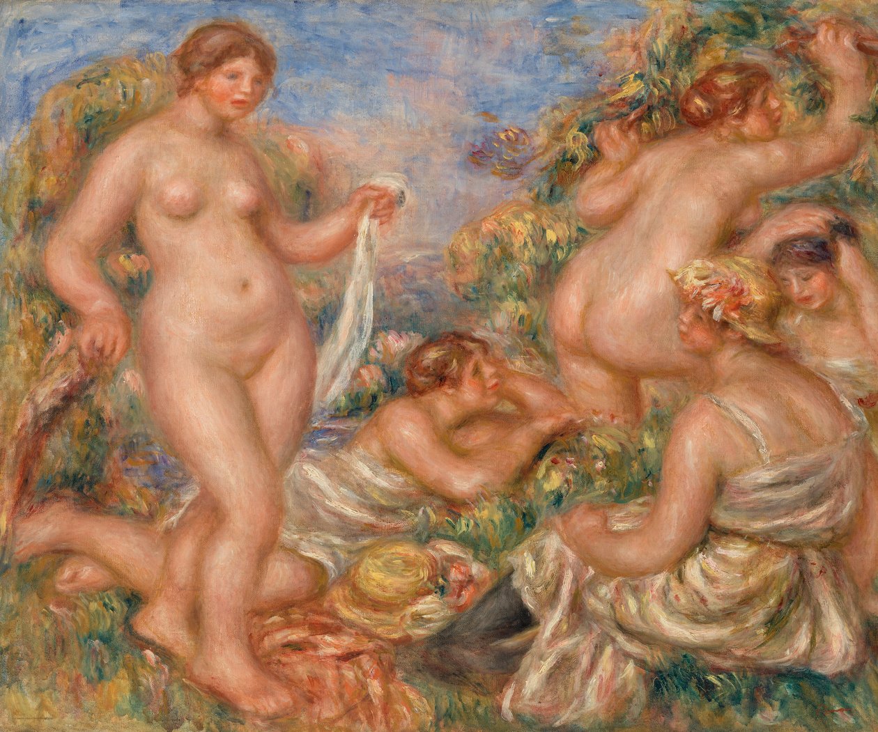 Composizione, Cinque Bagnanti da Pierre-Auguste Renoir