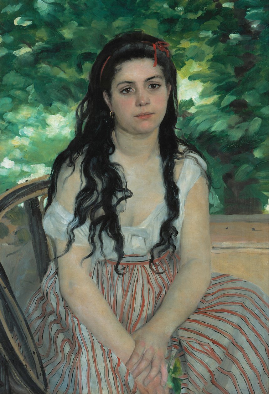 In estate - La bohémienne da Pierre Auguste Renoir