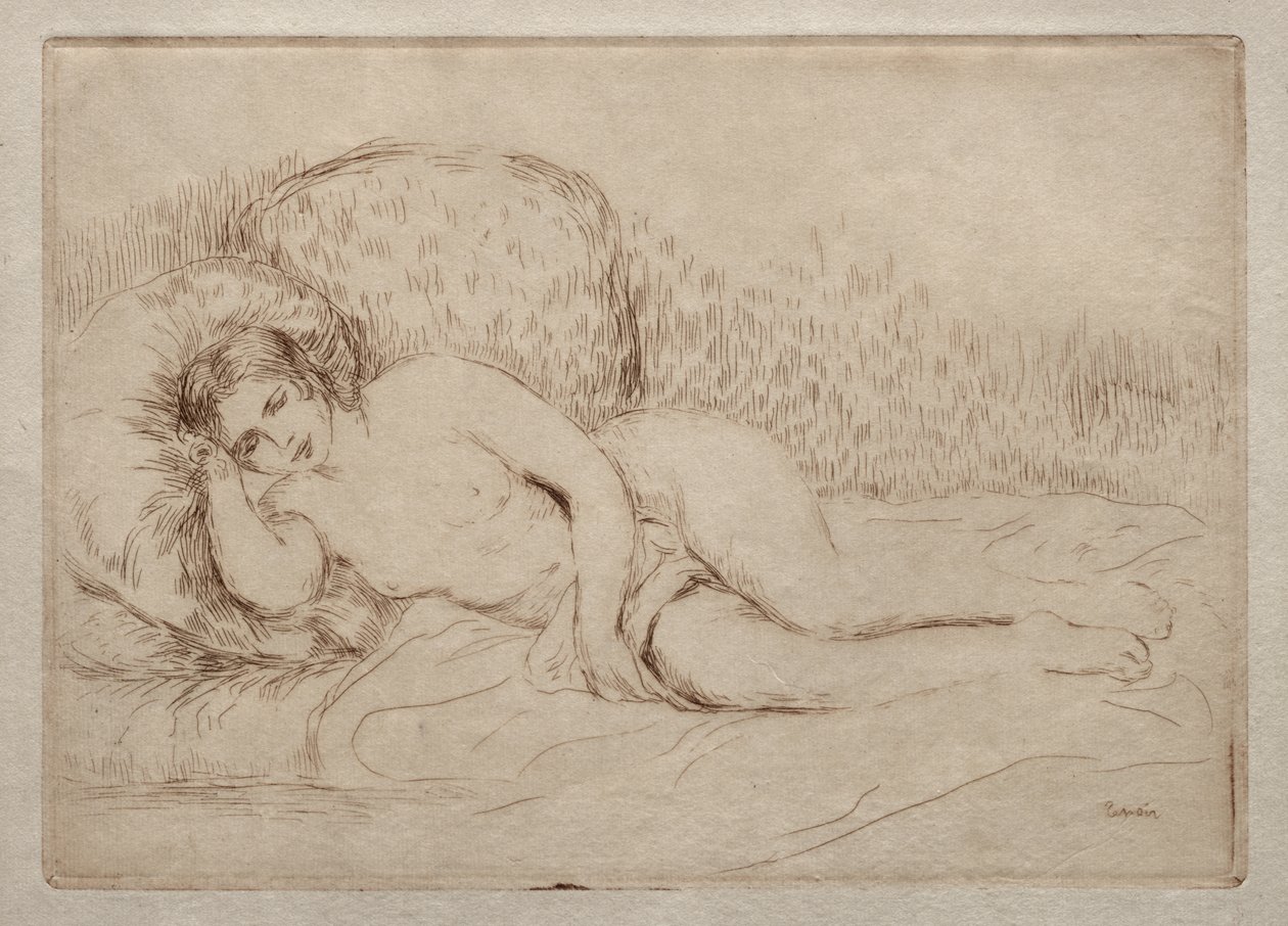 Donna nuda sdraiata da Pierre-Auguste Renoir
